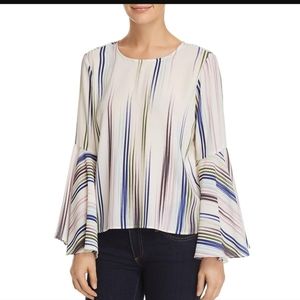 Vince Camuto Multicolor Striped Blouse